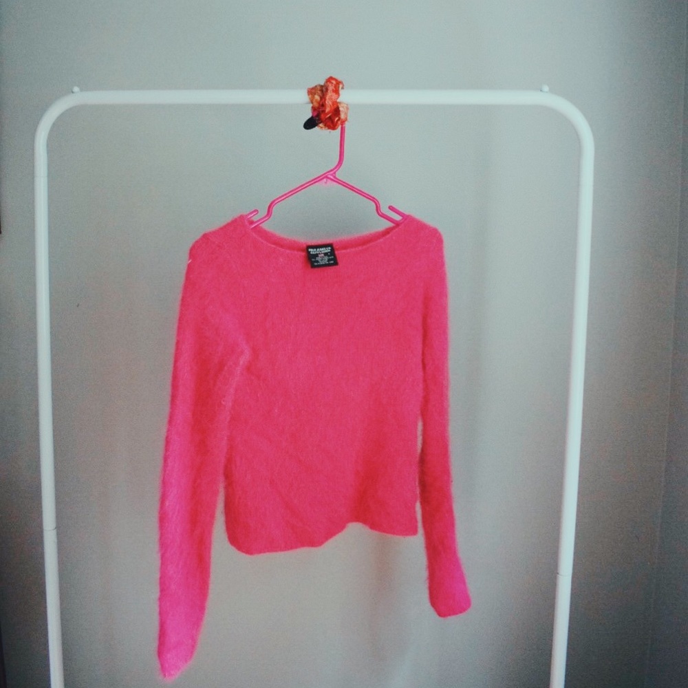 Fluffy Pink Vintage Ralph Lauren Sweater